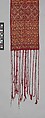 Moroccan Wedding Sash, Silk; woven