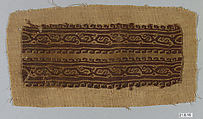 Band Fragment, Wool; tapestry woven
