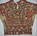 Textile Fragment, Silk and cotton; woven and embroidered