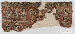Band Fragment, Linen, wool; tapestry weave