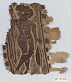 Textile Fragment, Wool, linen; plain weave, tapestry weave