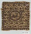 Textile Fragment, Wool, linen; tapestry weave