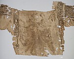 Fragment of a Tunic, Wool, linen; plain weave, tapestry weave