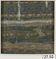 Textile Fragment, Silk and metal wrapped thread; brocaded