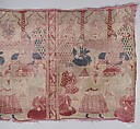 Textile Fragment, Silk, metal wrapped thread