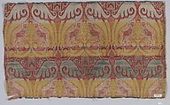 Textile Fragment, Silk; lampas