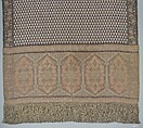 Sash, Silk, metal thread