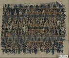 Textile Fragment, Linen and silk