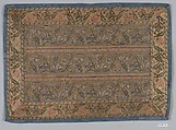 Panel, Silk, metal wrapped thread; brocaded