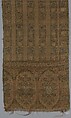 Fragment of a Sash, Silk and gold thread; brocaded