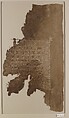 Textile Fragment, Cotton; plain weave, embroidered