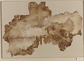 Textile Fragment, Linen, silk; plain weave, embroidered