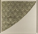 Textile Fragment, Silk, metal wrapped thread; lampas