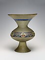 Mosque Lamp, Glass; enameled