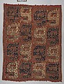 Dragon Carpet, Wool, cotton; plain weave with supplementary-weft embroidery (Soumak)