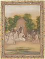 A Gathering of Holy Men of Different Faiths, Mir Kalan Khan, Opaque watercolor and gold on paper