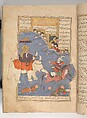 Folio 213r Shahnama (Book of Kings) of Firdausi, Shah Muhammad of Sabzavar, Ink, opaque watercolor, and gold on paper