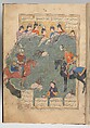 Shahnama (Book of Kings) of Firdausi, Shah Muhammad of Sabzavar, Ink, opaque watercolor, and gold on paper