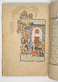 Shahnama (Book of Kings) of Firdausi, Abu&#39;l Qasim Firdausi (Iranian, Paj ca. 940/41–1020 Tus), Ink, opaque watercolor, silver, and gold on paper; lacquer binding