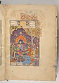 Shahnama (Book of Kings) of Firdausi, Abu&#39;l Qasim Firdausi (Iranian, Paj ca. 940/41–1020 Tus), Ink, opaque watercolor, silver, and gold on paper; lacquer binding