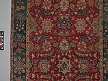 Carpet with Scrolling Vines and Blossoms, Silk (warp and weft), pashmina wool (pile); asymmetrically knotted pile