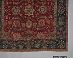 Carpet with Scrolling Vines and Blossoms, Silk (warp and weft), pashmina wool (pile); asymmetrically knotted pile