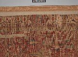 Carpet with Palm Trees, Ibexes, and Birds, Cotton (warp and weft), wool (pile); asymmetrically knotted pile