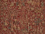 Carpet with Palm Trees, Ibexes, and Birds, Cotton (warp and weft), wool (pile); asymmetrically knotted pile