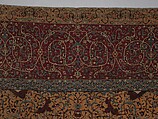 The Anhalt Medallion Carpet, Cotton (warp), silk (weft), wool (pile); asymmetrically knotted pile