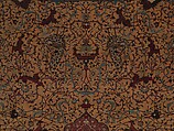 The Anhalt Medallion Carpet, Cotton (warp), silk (weft), wool (pile); asymmetrically knotted pile