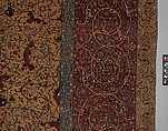 The Anhalt Medallion Carpet, Cotton (warp), silk (weft), wool (pile); asymmetrically knotted pile