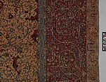 The Anhalt Medallion Carpet, Cotton (warp), silk (weft), wool (pile); asymmetrically knotted pile