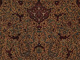 The Anhalt Medallion Carpet, Cotton (warp), silk (weft), wool (pile); asymmetrically knotted pile