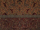 The Anhalt Medallion Carpet, Cotton (warp), silk (weft), wool (pile); asymmetrically knotted pile