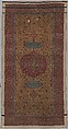 The Anhalt Medallion Carpet, Cotton (warp), silk (weft), wool (pile); asymmetrically knotted pile