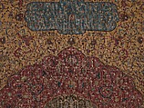 The Anhalt Medallion Carpet, Cotton (warp), silk (weft), wool (pile); asymmetrically knotted pile