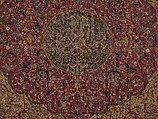 The Anhalt Medallion Carpet, Cotton (warp), silk (weft), wool (pile); asymmetrically knotted pile