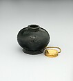 Inkpot of the Emperor Jahangir, Mu'min Jahangir (Indian), Nephrite, gold