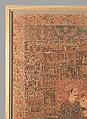 Kalamkari Hanging with Figures in an Architectural Setting, Cotton; plain weave, mordant-painted and dyed, resist-dyed