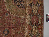 The Seley Carpet, Silk (warp), cotton (weft), wool (weft and pile); asymmetrically knotted pile 
