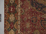 The Seley Carpet, Silk (warp), cotton (weft), wool (weft and pile); asymmetrically knotted pile 