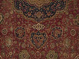 The Seley Carpet, Silk (warp), cotton (weft), wool (weft and pile); asymmetrically knotted pile 
