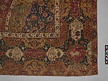 The Seley Carpet, Silk (warp), cotton (weft), wool (weft and pile); asymmetrically knotted pile 