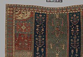 Garden Carpet, Cotton (warp and weft), wool (pile); symmetrically knotted pile