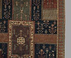 Garden Carpet, Cotton (warp and weft), wool (pile); symmetrically knotted pile