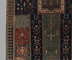 Garden Carpet, Cotton (warp and weft), wool (pile); symmetrically knotted pile