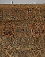 The Czartoryski Carpet, Cotton (warp), silk (weft and pile), metal wrapped thread; asymmetrically knotted pile, brocaded