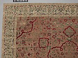 Velvet and Silk Carpet, Silk, metal wrapped thread; cut and voided velvet, brocaded
