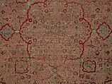 Velvet and Silk Carpet, Silk, metal wrapped thread; cut and voided velvet, brocaded