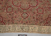 Velvet and Silk Carpet, Silk, metal wrapped thread; cut and voided velvet, brocaded